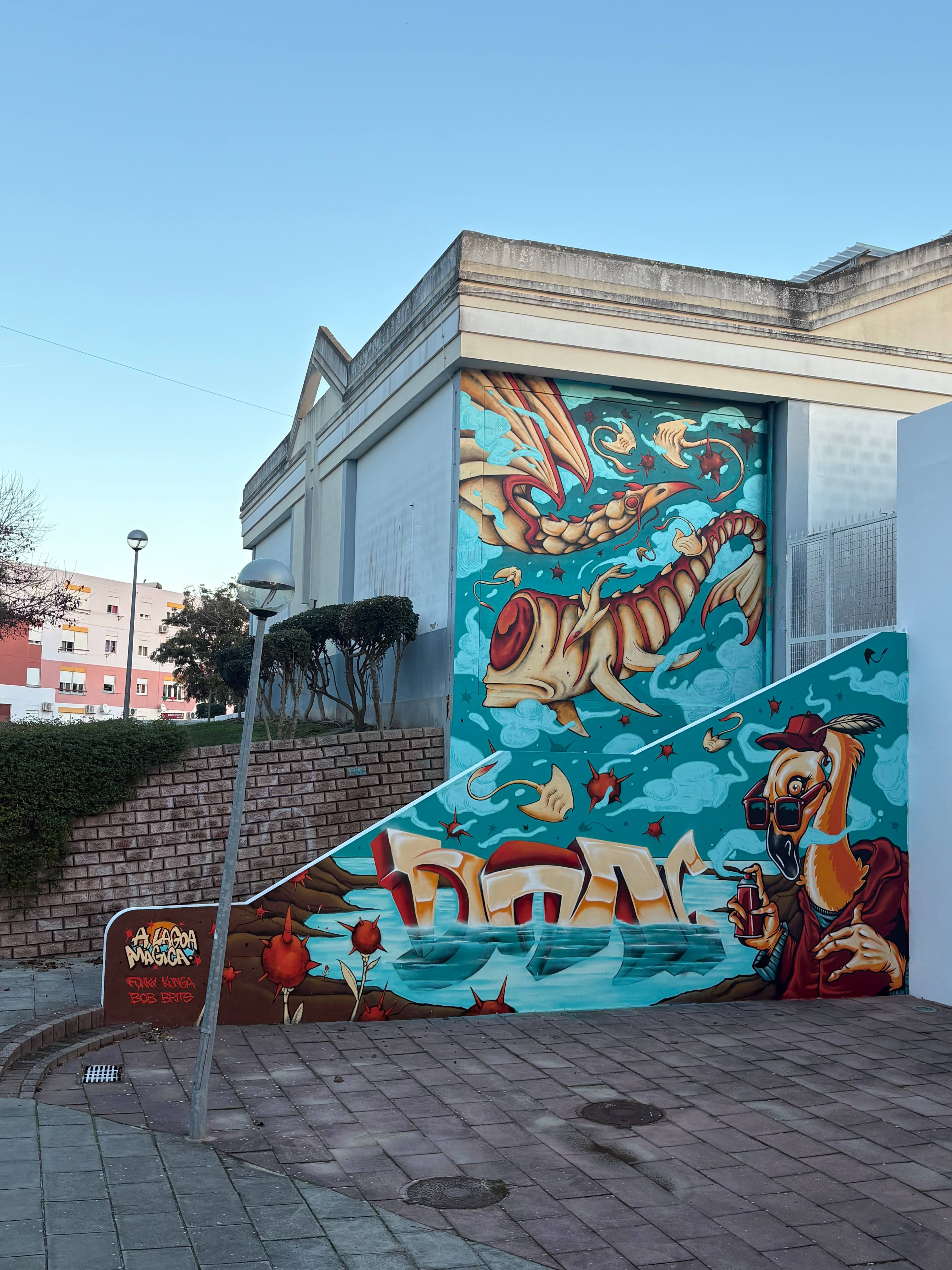 Magic Lagoon Feat. Wav & Kunga graffiti, Vira-Lata Festival, Portugal 2025