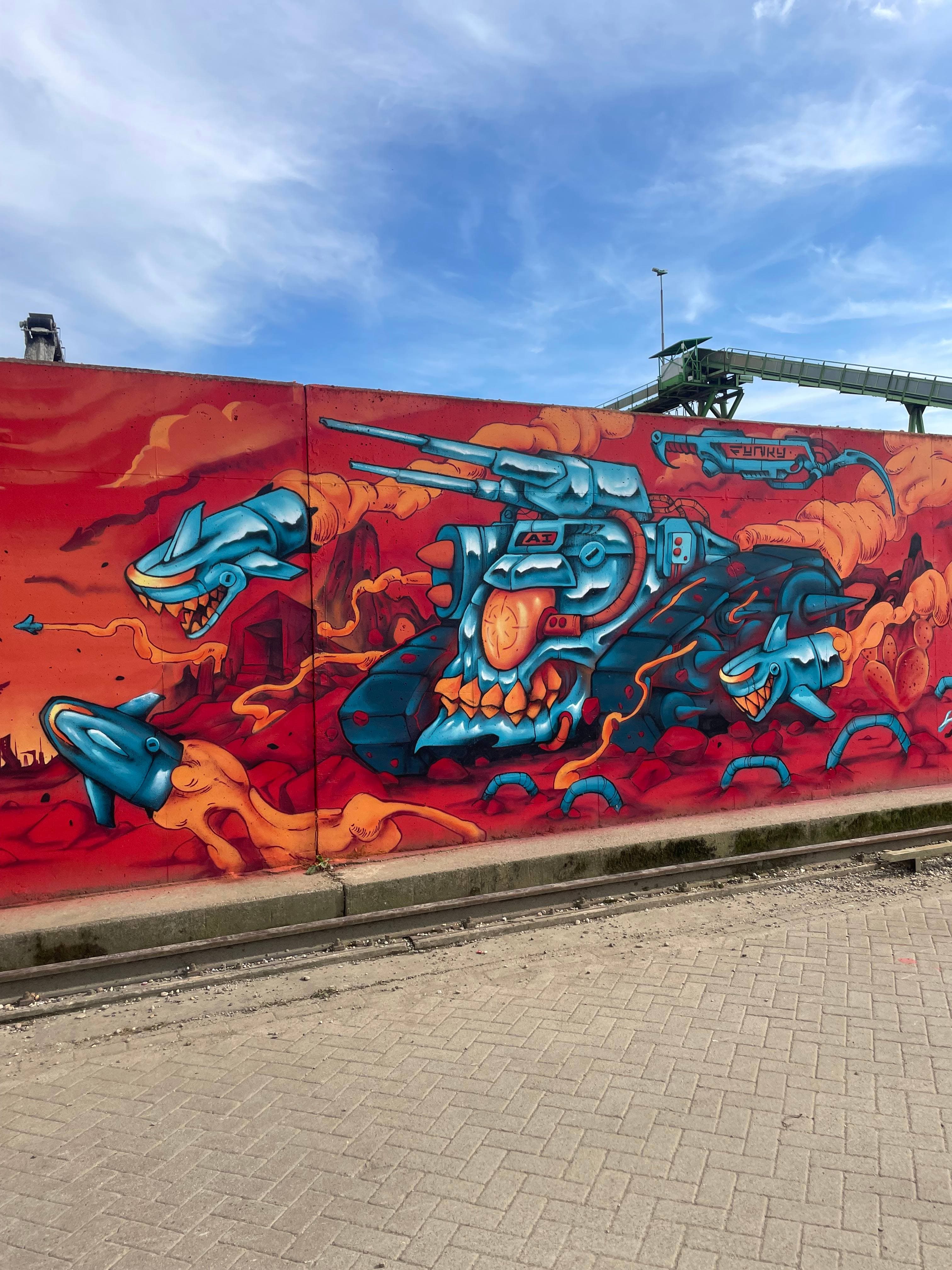 War is all we know graffiti, Aan Hogerwal, Netherlands 2026