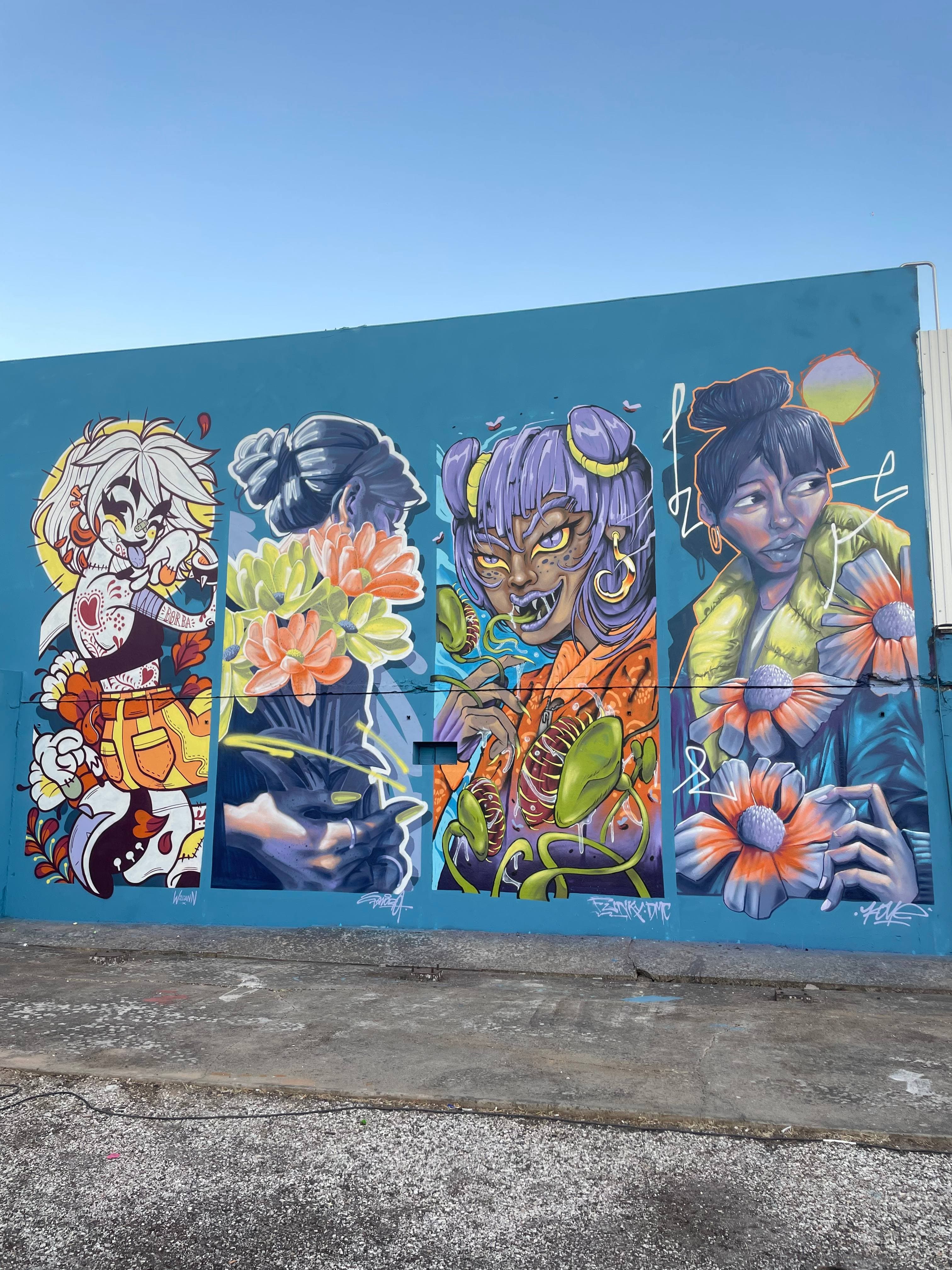 Select your Player Feat. Williann, Enora & Koye graffiti, Sacana Festival, Portugal 2025